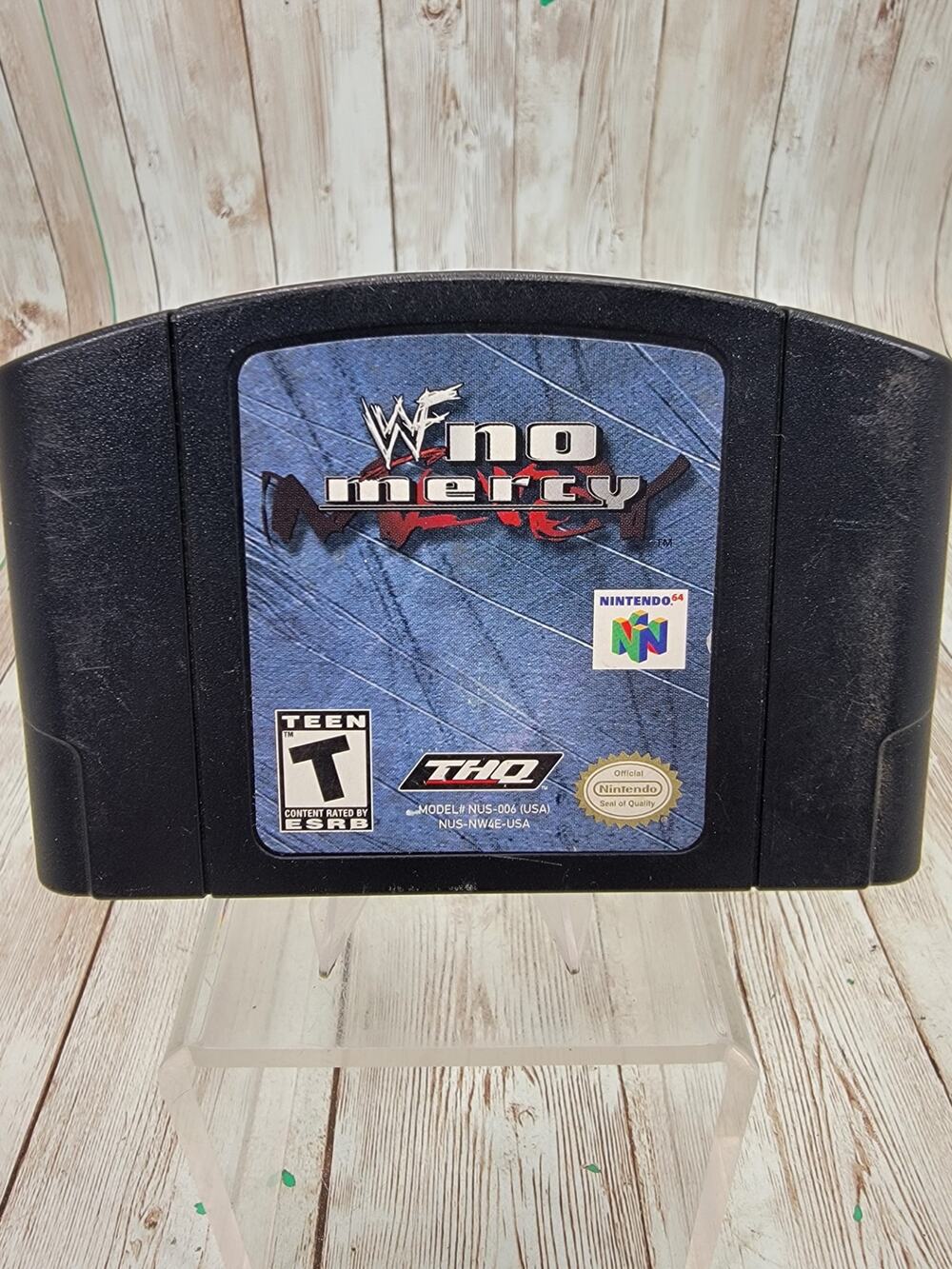 WWF No Mercy Nintendo 64 N64 Authentic Cartridge Only
